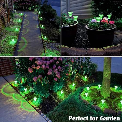 Priddop Solar Halloween Lights Outdoor Waterproof 8 Pack Halloween Decor - Image 3