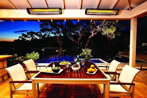 Bromic Tungsten Smart Heat 6000W Electric Patio Heater – Dual Element Infrared, 220V-240V, Black Finish – BH0420033 - Image 5