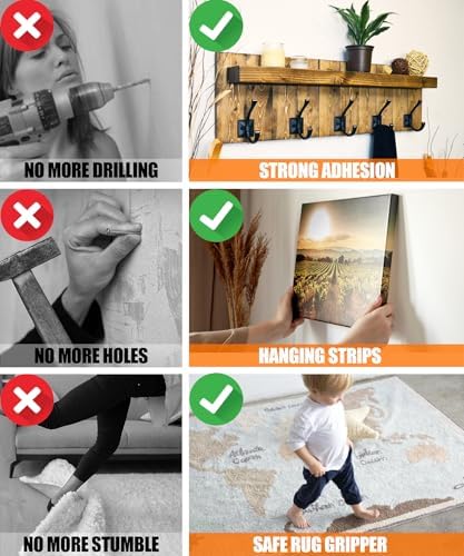 Double Sided Tape, 2 Rolls Heavy Duty Nano Mounting Tape, Removable - Image 4