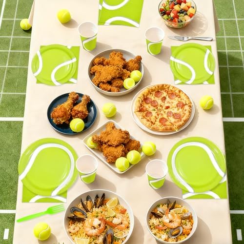 250Pcs Tennis Party Decorations for Sports Fans Kids Baby Shower Serves 50 - Image 5