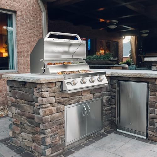 Hygrill STD Series 32-Inch Built In Grill, Stainless Steel 4-Burner Grill - Image 7