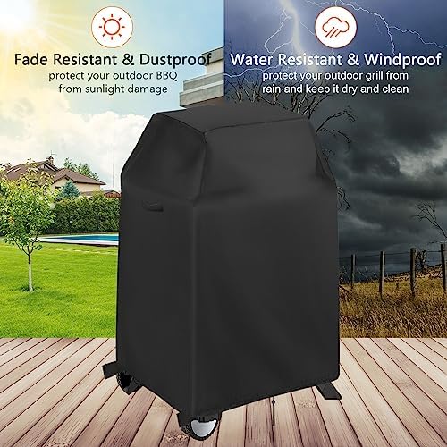 Patio Charcoal Grill Cover for Char-Griller 3-in-1 Dual Fuel Outdoor BBQ - Image 5