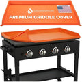 36" Silicone Griddle Mat - Flame Orange - Flat Top Grill Protector - Extra Thick Outdoor Protective Cover for 36 Inch Blackstone Griddles - High Heat Resistant, Food Grade Covering - by Golden Nature by GoldenNature