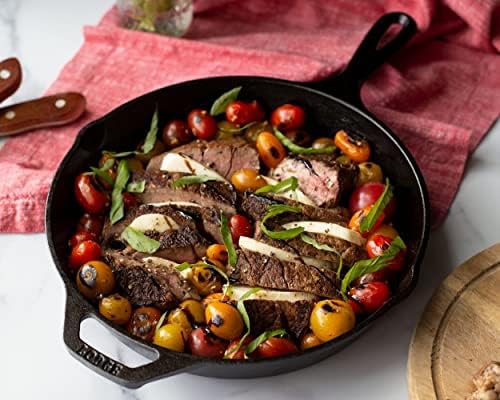 Lodge Pre-Seasoned Cast Iron Skillet with Hot Handle Holder, 10.25 Inches - Image 2