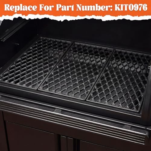Grill Grate for Traeger Woodridge Pro Cast Iron Cooking Grid Woodridge Elite Replacement Parts Wood Pellet Smoker KIT0976 - Image 6