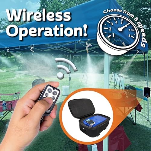 EXTREMEMIST Portable Mist System Pro 24ft Wireless Outdoor Cooling Kit - Image 6