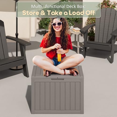 KAMABOKO Outdoor Storage Box, 45 Gallon Deck Box Outdoor Waterproof Patio - Image 6