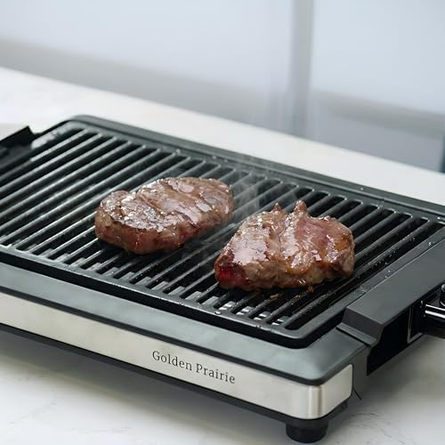 Indoor Grills Electric Smokeless, 1600W BBQ Grill with Water-Filled Drip Tray, 15-Inch Nonstick Grate for Steaks & Korean BBQ, Rapid Heating for Searing - Image 5