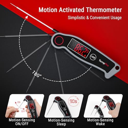 TempPro TempSwift Waterproof Digital Meat Thermometer for Grilling - Image 5