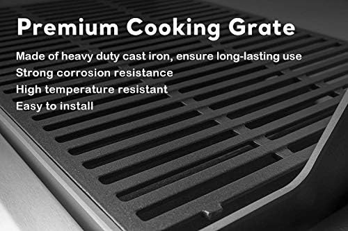 Grill Parts for Weber Spirit e310, 17.5" Grill Grates for Weber Spirit 300 and Spirit II 300, Spirit E/S310 E/S315 320 330 SP320, Spirit 700, Genesis 1000-3500, Gold & Silver B/C Gas Grill, 7638 7639 - Image 6