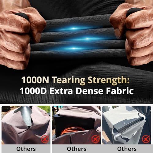 Pellet Grill Cover for Traeger Pro 22/575 Series,1000D Heavy Duty Material - Image 5
