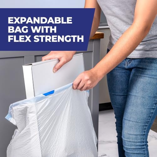 Hefty Ultra Strong 13 Gal Kitchen Trash Bags, White, Fabuloso Lemon, 80ct - Image 6