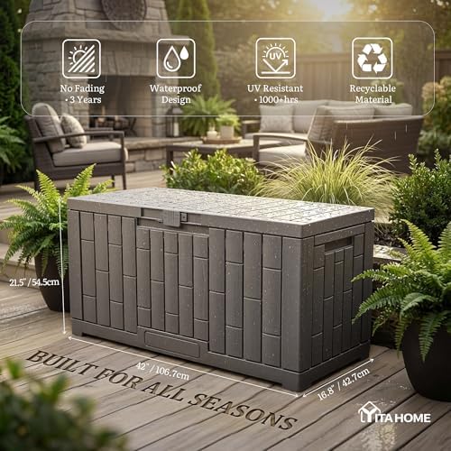YITAHOME 60 Gallon Outdoor Storage Box - Image 2