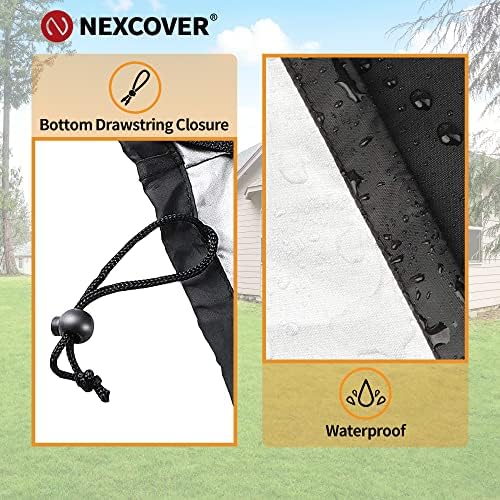 NEXCOVER Gas Grill Cover- 70" Waterproof BBQ Cover, UV Resistant Barbecue Cover, Easy On & Off, Fade Resistant & Dustproof Barbeque Smoker Cover for Brinkmann Char-Broil Weber Nexgrill and More. - Image 4