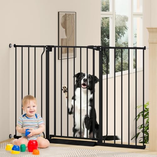 36" Extra Tall Baby Gate, 29"-55" Wide Auto Close Dog Gate Indoor by Cideny
