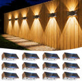 Solar Fence Lights Outdoor, 12 Pack Fence Solar Lights Waterproof by Unknown