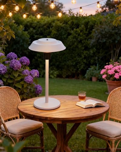Electric Patio Heater, 1500W Portable Tabletop Infrared Heater by MOMOKOVA