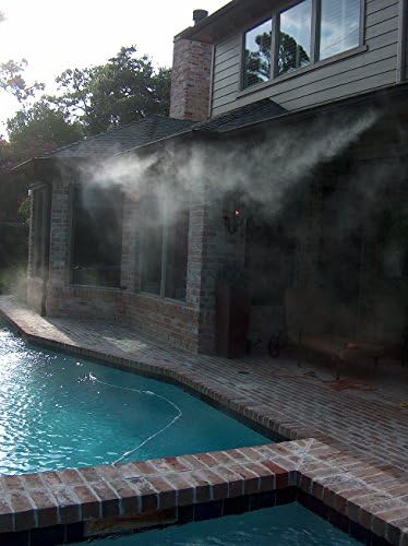 Residential Patio Misting System- Made in USA Pump- 200 psi Mid Pressure Patio Misting System-12 Nozzles Misting System. Cools by up to 30 Degrees. - Image 3