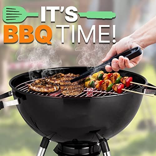 NutriChef Portable Outdoor Charcoal BBQ Grill, Barbecue Grills, Perfect for Picnic, Backyard, Patio, Camping, Offset Smoker with Cover - Image 6