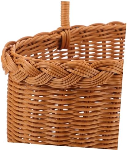 Woven Storage Basket, with Handle, Lightweight Fruit Snack Organizer - Image 3