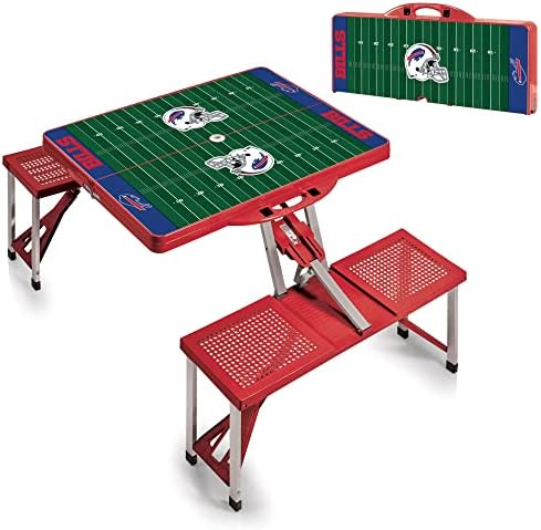 Picnic TIME NFL Football Field Folding Picnic Table, Camping Table, Outdoor Table with Umbrella Hole - Image 5