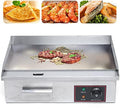 Flat Top Grill, 110V 3000W 22'' Commercial Electric Countertop Griddle Nonstick Restaurant Teppanyaki Cooking Stove for Outdoor Kitchen BBQ Pancake by NICE+CHOOSE