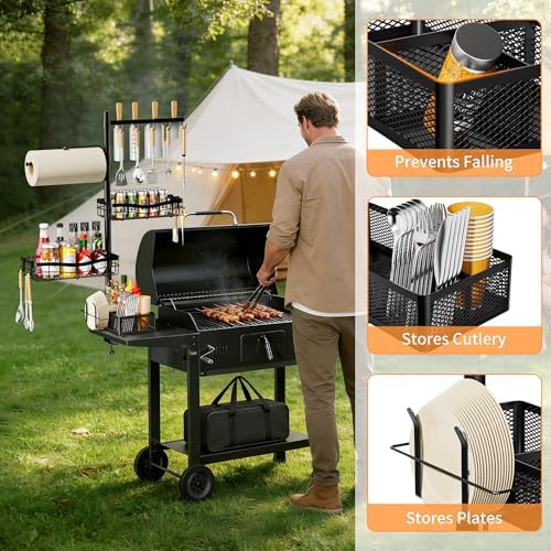 DAOYA Griddle Caddy Organizer for Blackstone Grill Caddy for Outdoor Grill - Image 3