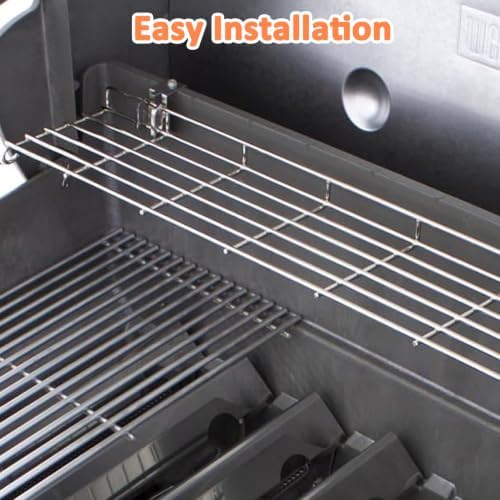 66044 Stainless Steel Warming Rack for Weber Genesis II 300 Series - Image 5