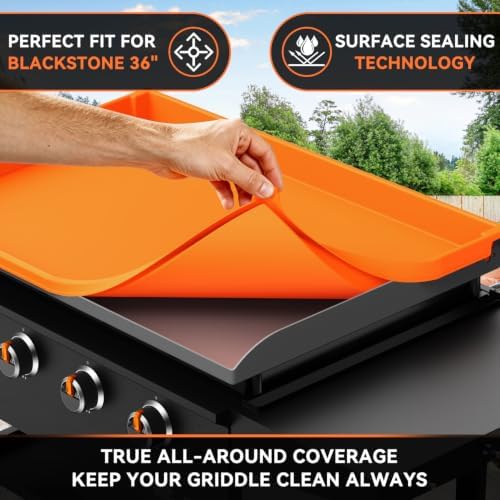 36 inch Silicone Griddle Cover for Blackstone - Silicone Griddle Mat - Image 2