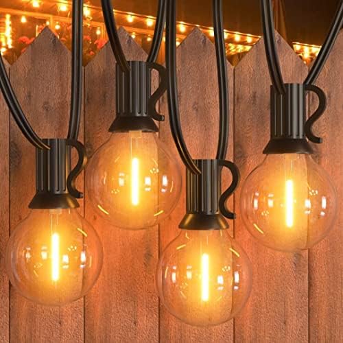 GPATIO 150FT Outdoor String Lights, Waterproof Patio Lights with 77 Dimmable Hanging Light Globe G40 Bulbs, 2700k Shatterproof Connectable for Backyard Gazebo Porch Outside Decor by AddforPatioMakeover