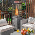 Tangkula 41,000 BTU Propane Patio Heater with Waterproof Cover (Grey) by TANGKULA