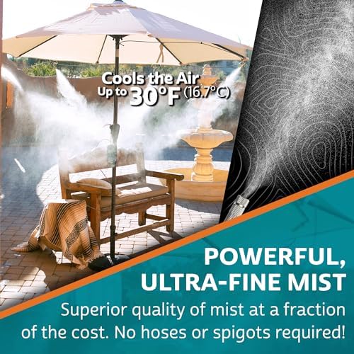 EXTREMEMIST Portable Mist System Pro 24ft Wireless Outdoor Cooling Kit - Image 5