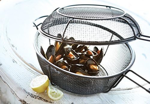 Outset QD77 Grill, 1 EA, Black Chef's Outdoor Basket and Skillet - Image 6