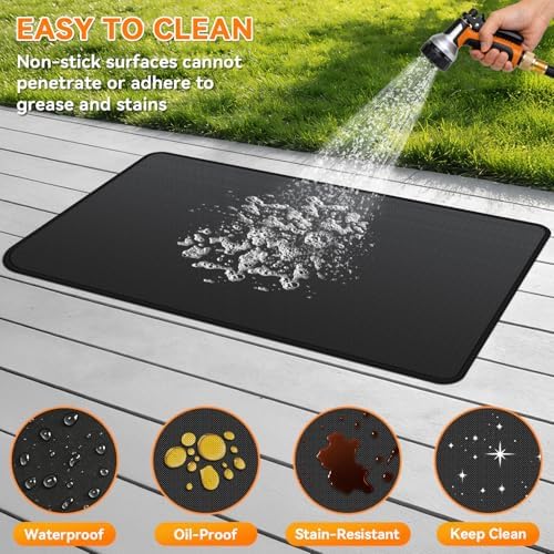48 x 30 Inch Under Grill Mats for Blackstone Griddle Deck Protector - Image 5