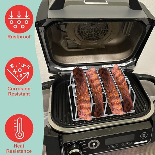 Rib Rack for Ninja Woodfire OG700/OG701/OG751 Electric Grills & Most Grills - Image 4
