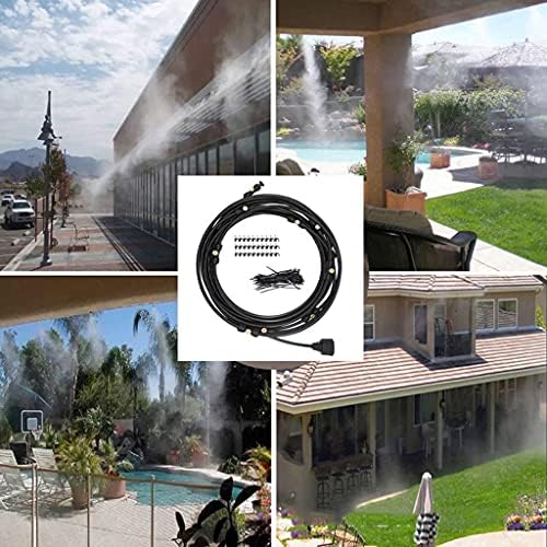 QFFL Misting Cooling System, Automatic Plant Watering Sprinkler, Outdoor Spray Device, for Patio Garden Greenhouse Umbrellas Trampoline (Size : 18m) - Image 2