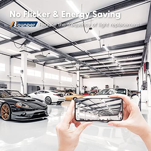 BBOUNDER 4Pack 2FT LED Shop Light, 65000K, 2200LM, Linkable for Garage - Image 5