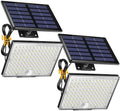 SUPERDANNY Solar Outside Lights with 113 Bright LEDs 7000K with 16ft Cable by SUPERDANNY