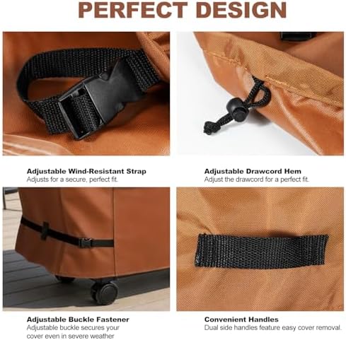BBQ Grill Cover 57 Inch Waterproof 2-4 Burners Gas Grill Cover - Image 5