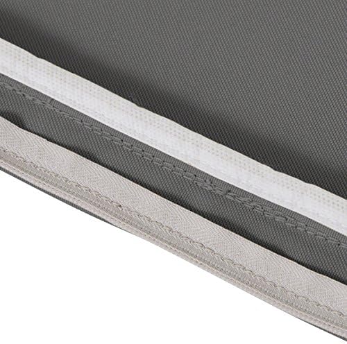 Classic Accessories Montlake Water-Resistant 25 x 22 x 4 Inch Outdoor Back Cushion Slip Cover, Patio Furniture Cushion Cover, Light Charcoal Grey, Patio Furniture Cushion Covers - Image 6