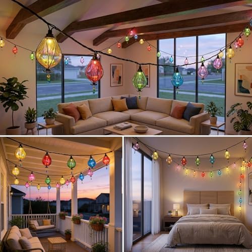 Vigdur Outdoor String Lights, 10FT Multicolor Patio String Lights Plug-in - Image 5