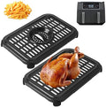Air Fryer Grill Pan for Ninja Foodi DZ090 DZ201 DZ100 DualZone Air Fryers by Grilleroy