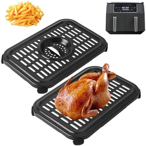 Air Fryer Grill Pan for Ninja Foodi DZ090 DZ201 DZ100 DualZone Air Fryers by Grilleroy