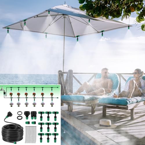 1/4" Lock Barbed Misting Cooling Drip Irrigation System - Image 4