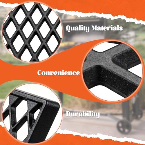 Grill Grate for Traeger Woodridge Pro Cast Iron Cooking Grid Woodridge Elite Replacement Parts Wood Pellet Smoker KIT0976 - Image 5