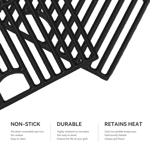 720-0896B Cast Iron Grill Grates for Homedepot Nexgrill 6 Burner - 17 Inch - Image 4