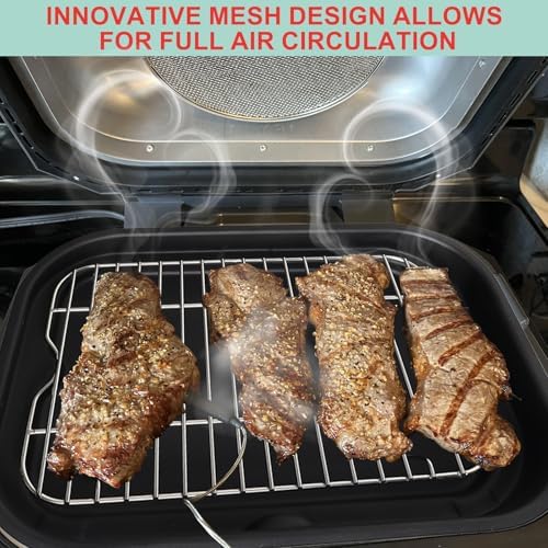 FG551 Parts Griddle Plate & Roast Rack Replacement for Ninja Foodi XL Grill - Image 6