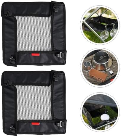 2pcs Foldable Table Organizers with Mesh Storage Bags for Camping - Image 7