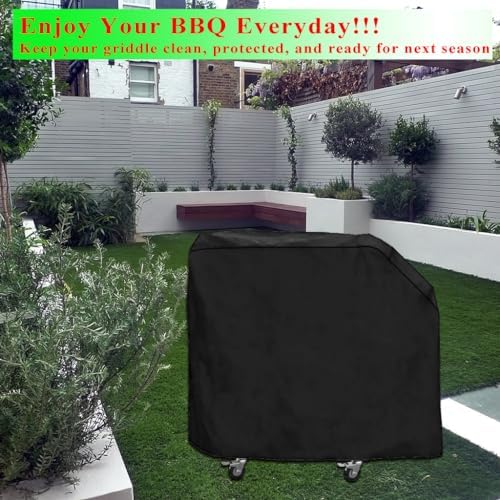 Griddle Cover for Blackstone E-Series 2-Burner 22" Electric Tabletop Griddle with Prep Cart- 600D Grill Cover for Blackstone E Series 22 Electric Griddle, Heavy Duty & Waterproof Outdoor - Image 7