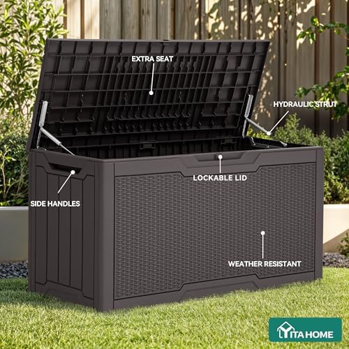 YITAHOME 80 Gallon Outdoor Storage Box - Image 2